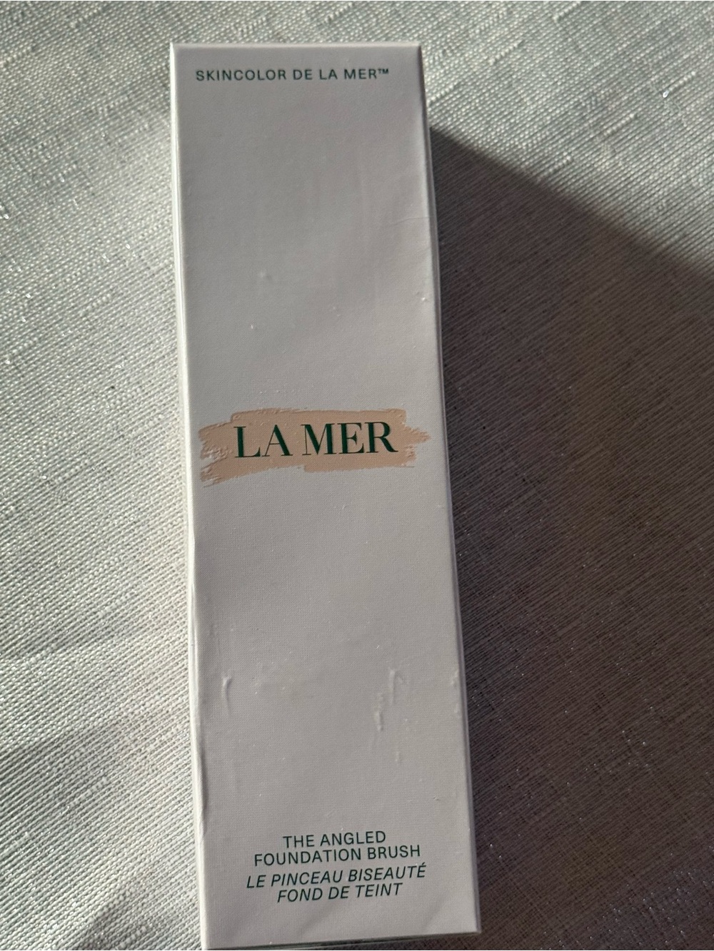 La Mer Skincolor Angled Foundation Brush New Sealed in Box